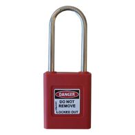 COLOUR CODED PADLOCK RED NEW OR EXISTING MASTERKEY [1]