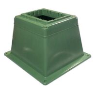TURRET URD BASE, GREEN POLY, 350H x 550L x 510D