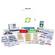 FIRST AID KIT, R2, PLUMBERS & GASFITTER KIT,METAL WALL MOUNT