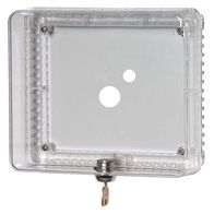 TSTAT GUARD MEDIUM CLEAR PLASTIC COVER + RING BASE
