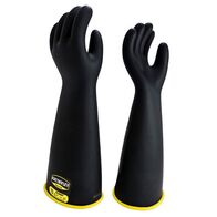 GLOVES NATURAL RUBBER CL 2 YELLOW INSIDE BLACK SIZE 10