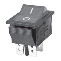 ILUMM ROCKER ON-OFF DPST 15A 4 PIN
