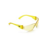 SAFETY GLASSES, AMBER LENS TSUNAMI,MED IMPACT WRAP AROUND