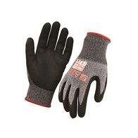 GLOVES,ARAX WETGRIP, LV5 CUT RESIST, NITRILE DIPPED,SIZE 10