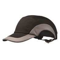 BUMP CAP, BLUE/GREY COTTON COVERED, BASEBALL STYLE