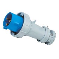 PLUG, STRAIGHT, IEC 309, IP67 3 PIN, 230V, 63A, 6H