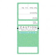 TEST TAGS, S/LAMINATING RECT GREEN (MAR~MAY) [100]