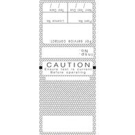 NSW T/TAGS, S/LAMINATING RECT WHITE (MAY & DEC) [100]
