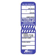 TEST TAGS, H/DUTY RECT BLUE (JUN~AUG) [100]