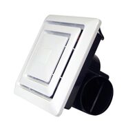 HEADER BOX FAN WITH 100mm SIDE DUCT 45l/s 165m3/hr