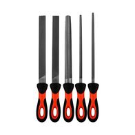 FILE SET,5PCE,10in HANDLED 4 BASTARD & 1 SECOND CUT