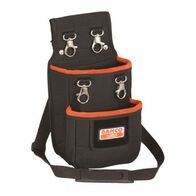 POUCH, 4 HOOKS FOR LANYARDS FITS BELT OR SHOULDER STRAP