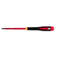 SCREWDRIVER, SLOTTED 1000V ERGO, 4mm, BLADE LENGTH 100mm
