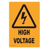 SIGN, 225 x 300mm METAL HIGH VOLTAGE