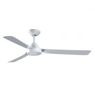 CEILING FAN, 56in 3 ABS BLADED HAWK, WHITE