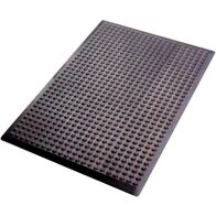 MAT, ANTI FATIGUE, 900x1200mm 14mm THICK WITH RAMPS, BLACK