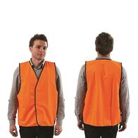 SAFETY VEST, DAY ONLY 2XL ORANGE