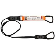 LANYARD, 2m WEBBING SHOCK ABSORBING, 2 x KARABINER