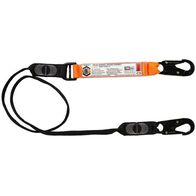 LANYARD, 2m WEBBING SHOCK ABSORBING, 2 x SNAP HOOKS