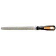 FILE, HALF ROUND BASTARD CUT 20cm, ERGO HANDLE