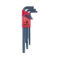 HEX KEY SET 9 PCE BALL END METRIC 1.5mm-10mm