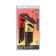 HEX KEY SET 22PCE L-WRENCH IMPERIAL/METRIC, BALL END