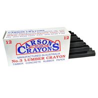 CRAYON BLACK (12) PER PACK