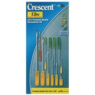 SCREWDRIVER KIT RND 13pce STD