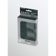 TIE STRAP,3.5mx25mm TRANSPORT CAP.400kg BLACK [2] PACK