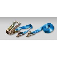 STRAP 1000kg BLUE 5m x 25mm,2 PIECE,HOOKS