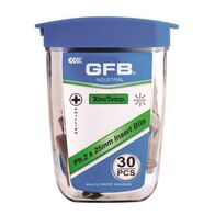 INSERT BITS, #2 x 25mm CONTAINER BOX W/ BELT CLIP[30]