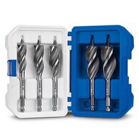 AUGER BIT SET 5PCE UTILITY WOOD, BI-METAL