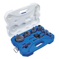 HOLESAW KIT, CARBIDE TIPPED GENERAL PURPOSE 11 PIECE