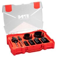 HOLESAW SET, BI-METAL HSS 7PCE ELECTRICIANS