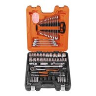 SOCKET AND SPANNER SET, 94 PCE 1/4in & 1/2in COMBINATION