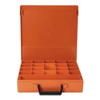 ROLACASE WITH 6 DIVIDERS ORANGE 370 x 370 x 85mm