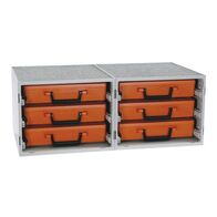 KIT DUAL CABINETS WITH 6 RC001 CASES ASSEMBLY NOT INCLUDED
