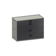 DRAWER CABINET KIT 10 SERIES RC7/100,1 x RC1001, 3 x RC1002