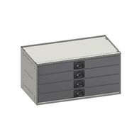 DRAWER CABINET KIT 8 SERIES RC4/80 WITH 4 x RC801