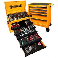 TOOLKIT, METRIC/AF 204 PIECE 1/4, 3/8, 1/2in - TEAL