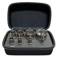 HOLESAW KIT 8PCE CARB TIP DEEP 16,20, 22, 25, 32, 40, 51,64mm