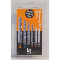MASONRY DRILL SET 6pce SUTSMD2