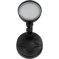 HANECO LED PANORAMA SINGLE HEAD SPOT FLOODLIGHT 10W BLACK 3000K/4000K/5000K TRI with Sensor