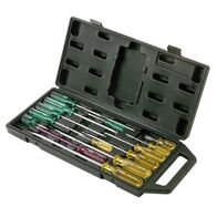 SCREWDRIVER SET 14pce-CASE ACETATE HANDLES