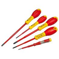 SCREWDRIVER SET, VDE SLIMLINE SLOTTED & PHILLIPS 5PC FATMAX