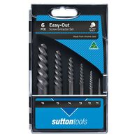 SCREW EXTRACTOR SET S15A #1 TO #6, 6 PIECE