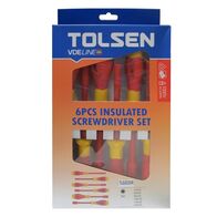 NUT DRIVER SCREWDRIVER SET INSULATED, 6 PIECE