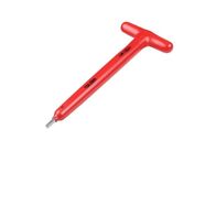 T-HANDLE WRENCH, HEX DRIVER INSULATED VDE ,5mm x 120mm