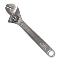 ADJUSTABLE WRENCH, 8in WITH CONTROL GRIP HANDLE