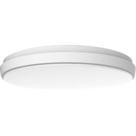HANECO DISCUS Ultra-Thin LED Oyster 25W Dimmable IP54 3000K/4000K/5700K TRI 300mm White